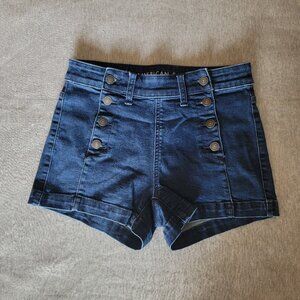 AMERICAN EAGLE Sz Medium Dark Blue Denim Jean Shorts